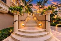 Tropical Twilight Resort Entrance