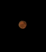 Moon, Mars, Saturn, Jupiter, Sunset
