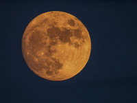 Moon, Mars, Saturn, Jupiter, Sunset