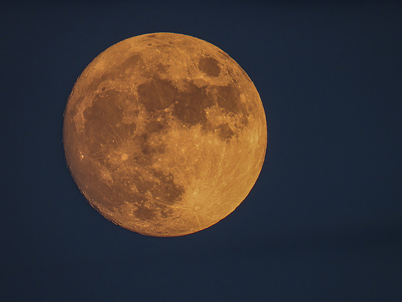 Moon, Mars, Saturn, Jupiter, Sunset