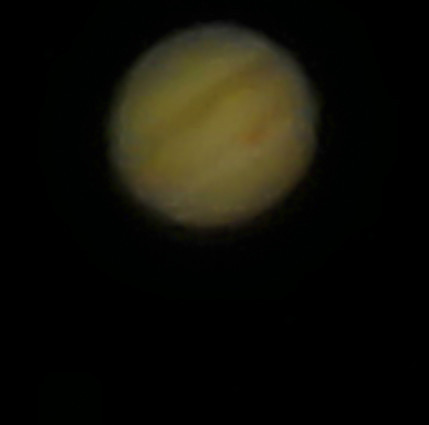 Moon, Mars, Saturn, Jupiter, Sunset